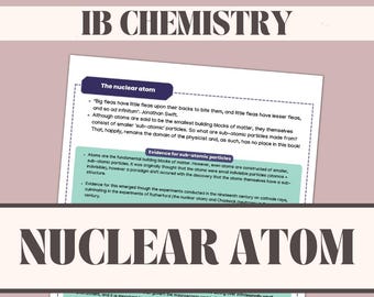 IB-chemienotities | Nucleair atoom