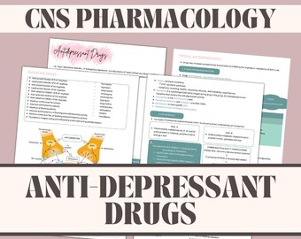 Farmacologische opmerkingen | Uitgebreide gids voor antidepressiva