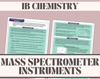 IB-chemienotities | Massaspectrometerinstrumenten