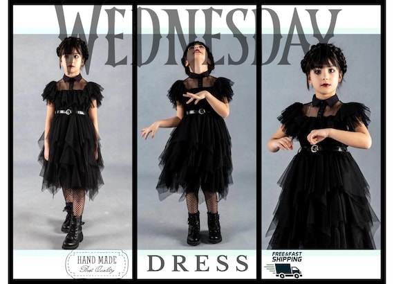 Addams Family Wednesday Costume Black Addams Family Wednesday Costume Black