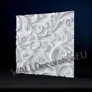 Plastic mold for wall 3D panel for plaster (gypsum) or concrete - tile for decorative wall diy plaster panels &quot;Art&quot;