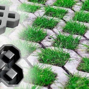 Eco parking - Plastic Mold for Making Concrete Paving Slabs and Garden Stepping Stones