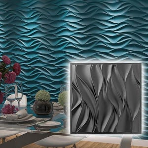 Set ANY Plastic molds for wall 3D panel for plaster (gypsum) or concrete - tile for decorative wall diy plaster panels &quot;Tenderness&quot;