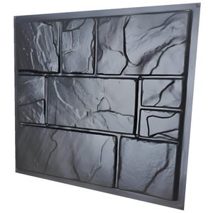 Molds for Wall Decor, Artificial Stones moulds and Tiles for plaster, concrete, gypsum DIY (ABS plastic mold for decorative stone) number 2