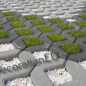 Eco parking - Plastic Mold for Making Concrete Paving Slabs and Garden Stepping Stones
