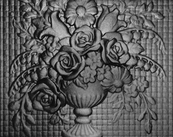Provence - Molde 3D para paneles decorativos de pared de yeso, escayola o hormigón.