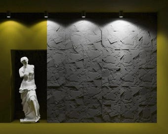 Chilli - Molde 3D para paneles decorativos de pared de yeso, escayola o hormigón.