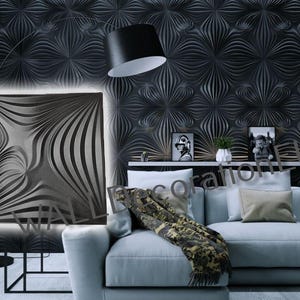 Set ANY Plastic molds for wall 3D panel for plaster (gypsum) or concrete - tile for decorative wall diy plaster panels &quot;Quicksand&quot;