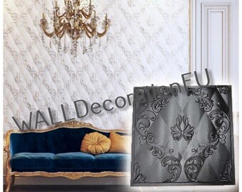 BMold FEATHER 3D Wall Panel Mold – Reusable Plastic Form For Plaster Or Gypsum
