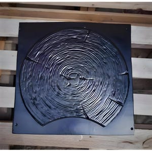 Cut a tree  - plastic mold for concrete paving slabs, Stone pattern,Concrete garden stepping stone, Path Yard, garden walkway
