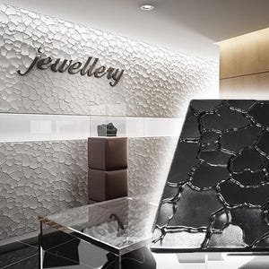 Set ANY Plastic molds for wall 3D panel for plaster (gypsum) or concrete - tile for decorative wall diy plaster panels &quot;Sahara&quot;