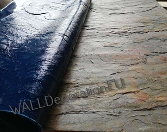 Rubber stamp for imprints on concrete &quot;Texture of Slate&quot;,3D Paving Stone Pattern Vertical Horizontal Decorative Concrete Cement Imprint Mat