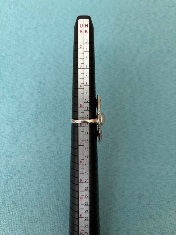 Vintage Silver Gemstone Ring - image 4