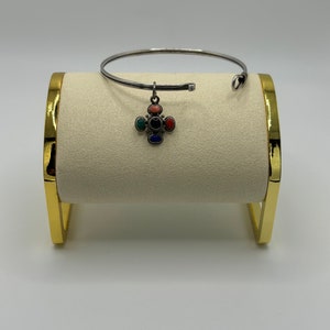 Vintage Sterling Silver Charm Bracelet/Bangle