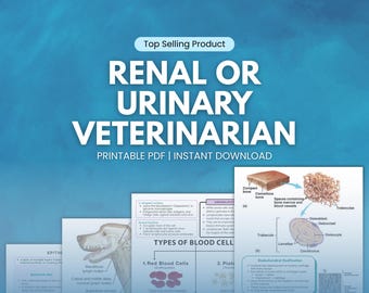 Appunti di studio introduttivi per veterinari in chirurgia renale o urinaria / Farmacologia veterinaria / Medico veterinario / Facoltà di medicina veterinaria / Studente veterinario