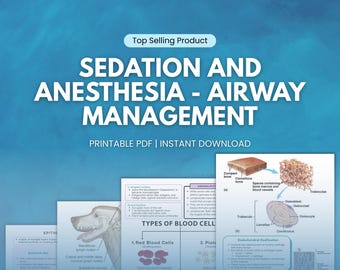 Sedazione e anestesia - Appunti di studio sulla gestione delle vie aeree / Farmacologia veterinaria / Medico veterinario / Facoltà di medicina veterinaria / Veterinario