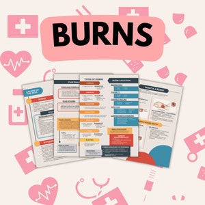 Burns | 8 Pages | Med Surg - Nursing School