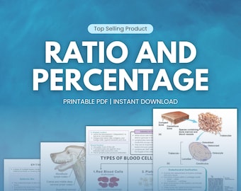 Appunti di studio su rapporto e percentuale / Farmacologia veterinaria / Medico veterinario / Facoltà di medicina veterinaria / Studenti veterinari / Medico veterinario