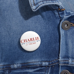 Personalized Trump 2024 Election Pin Button - Show your support in style!