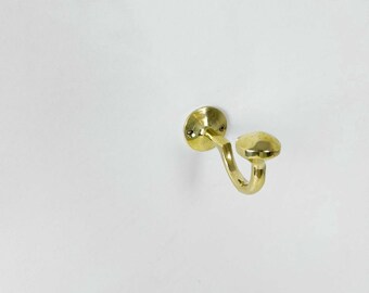 Unlacquered Brass Hooks