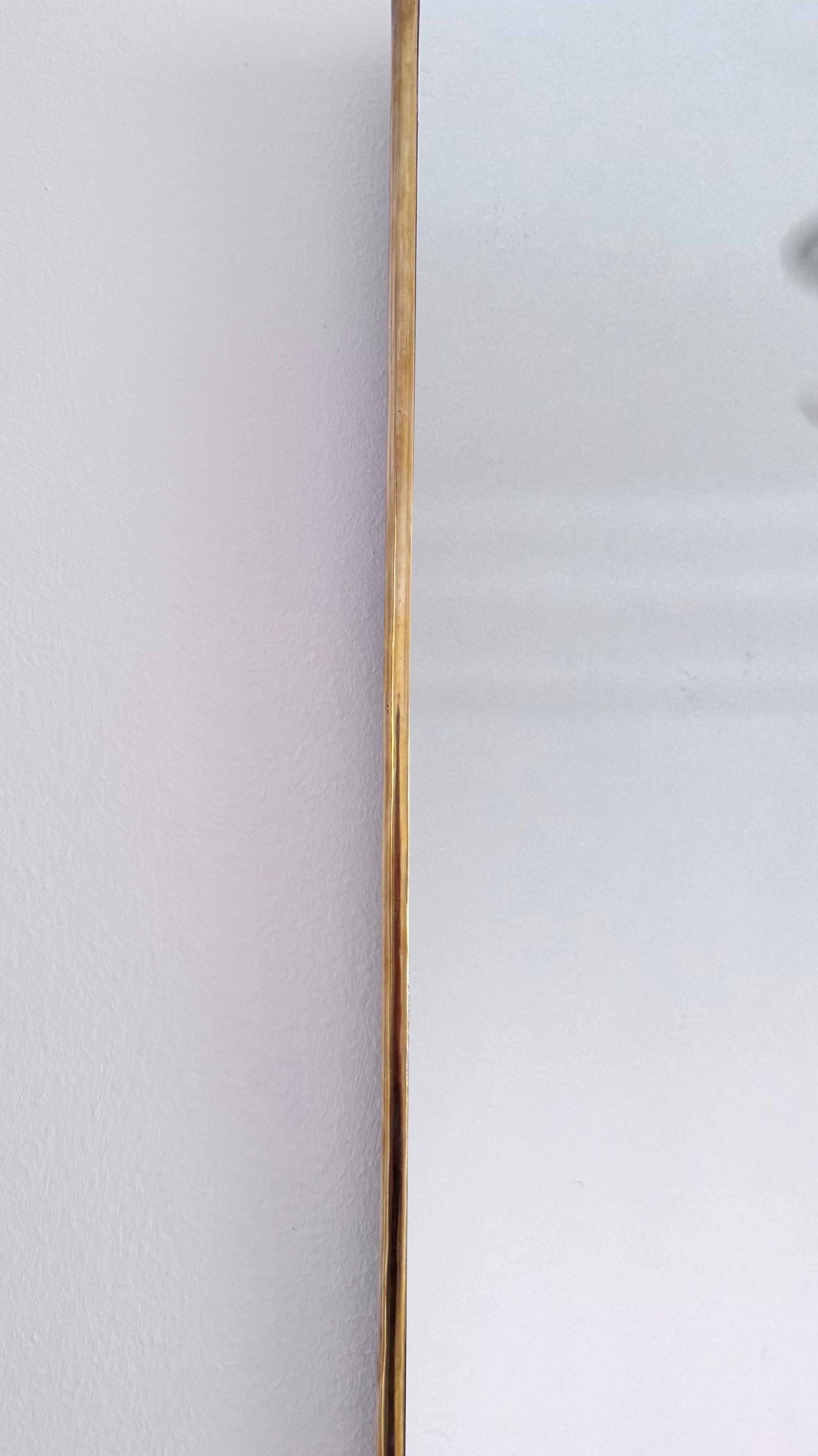 Brass Bathroom Wall Mirror - Rectangular Mirror - Etsy
