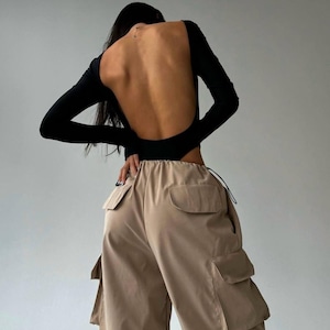 Corset Top Crop Top Halter Top Leather Leather Bra  Leather Corset Leather Belt Tank Top