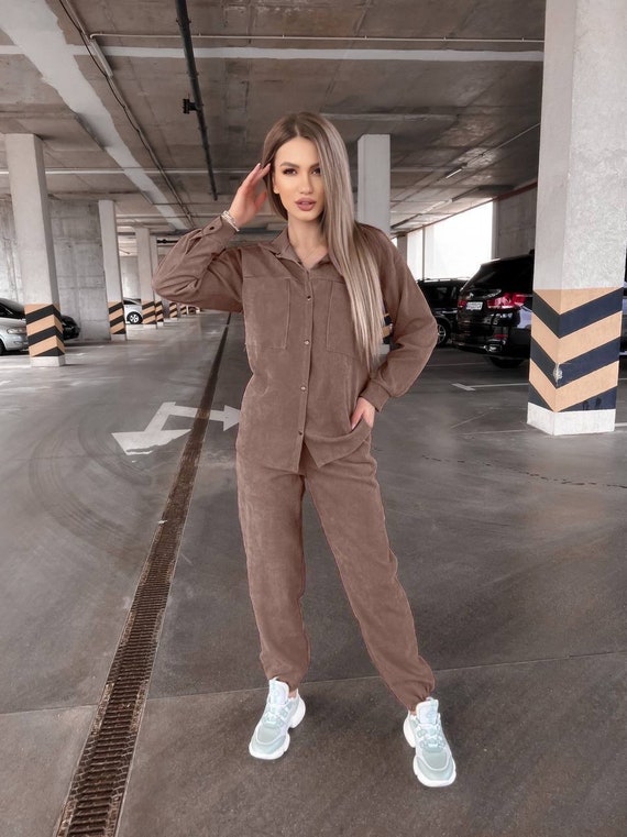 Corduroy suit womens hotsell