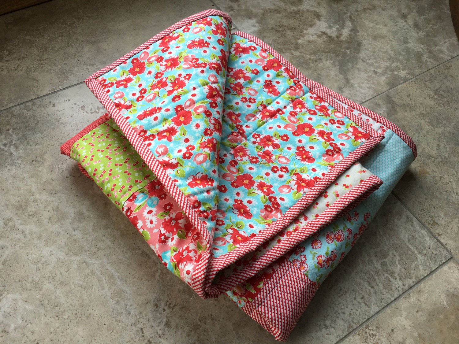 BABY QUILT Handmade Baby Quilt Keepsake Quilt Modern Etsy