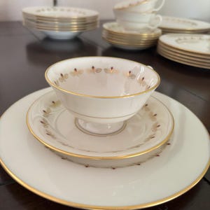 Lenox Romance Replacement Pieces | Rosebuds Inner Ring with  Gold Trim