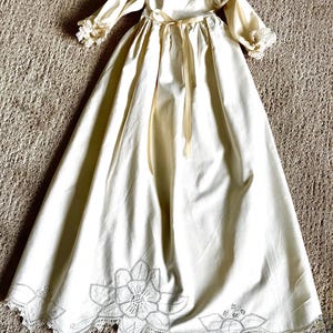 baptism dress for mom long sleeve Sunnypetal Lace Long Sleeves Baptism Dress for Baby Girl