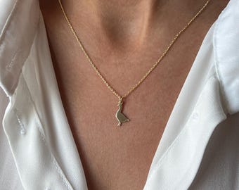 Collana in argento sterling con oca - Italia