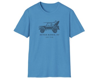 Outer Banks, NC Surf Club Jeep T-Shirt