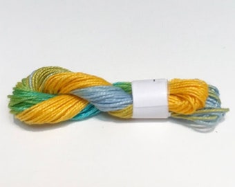 Hand Dyed 18/3 Linen Bookbinding Thread 1 skein 10 yards