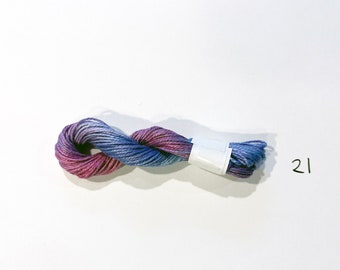 Hand Dyed 18/3 Linen Bookbinding Thread 1 skein 10 yards