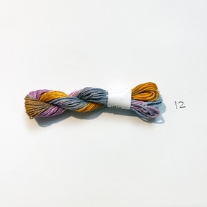 Hand Dyed 18/3 Linen Bookbinding Thread 1 skein 10 yards image 2