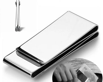 Stainless Steel Slim Pocket Money Clip Wallet