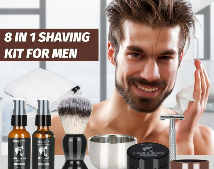 Men's Sandalwood Shaving Kit - Elevate Your Shaving Experience in Luxury