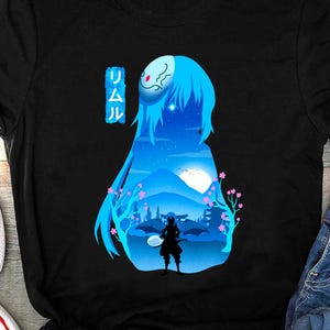 Rimuru Tempest Anime Shirt, Tensei Shitara Slime Datta Ken Manga Shirt, Reincarnated Slime Shuna, Predator Skill, Rimuru Japanese Tee