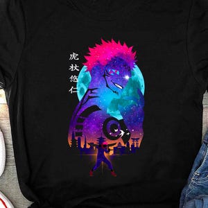 Ryomen Sukuna Jujutsu Kaisen Anime Shirt, JJK Manga Shirt, Satoru Gojo Sorcery Fight, Starkaste Sorcerer Sukuna Japanese Tee
