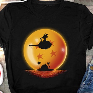 DBZ Anime Shirt, Son Goku Kame House Manga Shirt, Master Roshi Dragonball Gift, Vegeta, Krillin, Japanese Goku Tee