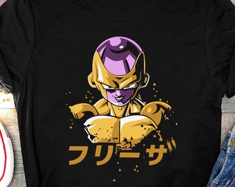 Frieza DBZ Shirt, Dragonball Mecha Frieza Shirt, Goku Frieza Golden Form Anime Shirt, Vegeta, Krillin, Japanese Frieza Manga Tee