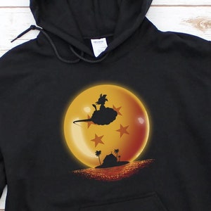 DBZ Anime Hoodie, Son Goku Kame House Manga Hoodie, Master Roshi Dragonball Gift, Vegeta, Krillin, Japanese Goku Hoodies
