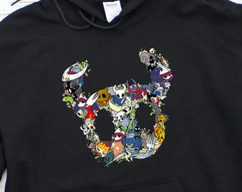 Hollow Knight Mask Silksong Hoodie, Hornet Hollowknight Characters, Indie Game Hoodies, Silk Song RPG Gaming Gift, Metroidvania Sweatshirt