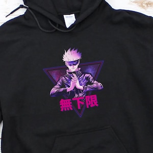 Jujutsu Kaisen Gojo Satoru Hoodie, JJK Anime Hoodies, Vintage Satoru Gojo Sweatshirt, JJK Clothing, Sukuna, Domain Expansion Manga Gift