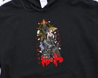 Noi Dorohedoro Anime Hoodie, Dai Dark Doro He Doro Monster Manga Hoodies, Nikaido Sweatshirt, Kaiman, Ebisu, I Heart Hole Gift Clothes