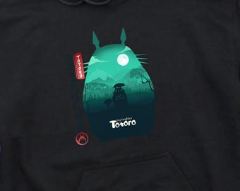 Totoro Studio Ghibli Hoodie, My Neighbour Totoro Vintage Hoodies, Mei Kusakabe Minimalist Anime Miyazaki, Spirited Away Christmas Gifts