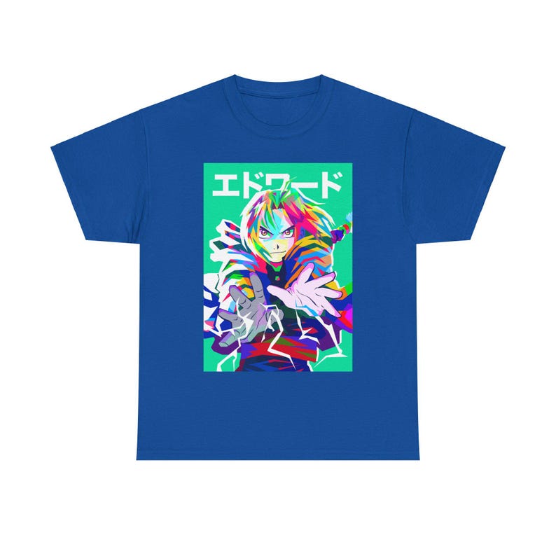 Fullmetal Alchemist Shirt, Edward Elric Anime Shirt, FMA Manga Shirt, Alchemist Brotherhood, Japanese FMAB, Alphonse Elric Anime Tee Royal