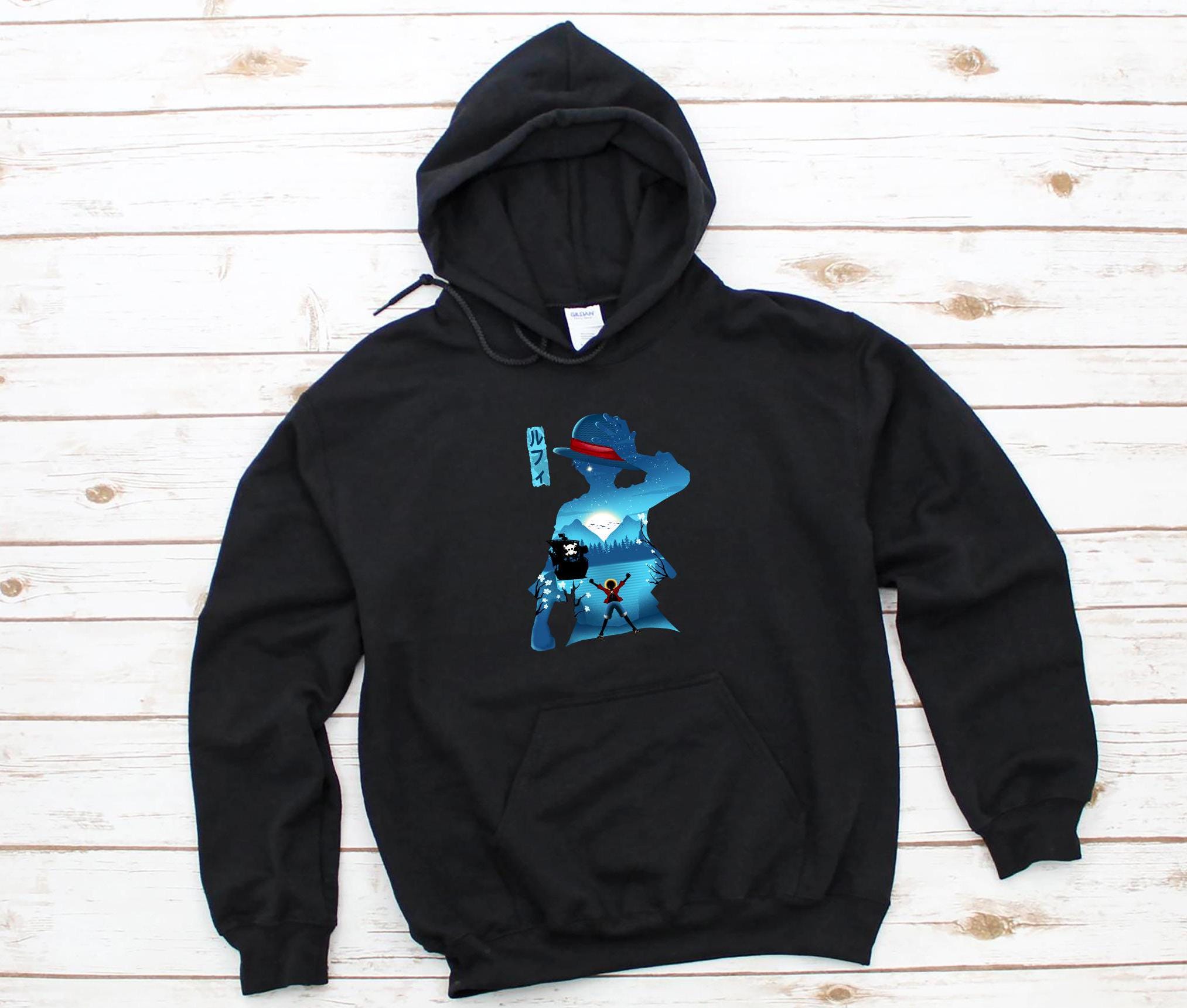 Luffy Haki Straw Hat Hoodie, Joy Boy Monkey D Luffy One Piece Gear Anime Hoodies, Mugiwara, Ace, Shanks, Japanese Pirate King Manga Hoodie