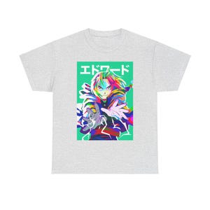 Fullmetal Alchemist Shirt, Edward Elric Anime Shirt, FMA Manga Shirt, Alchemist Brotherhood, Japanese FMAB, Alphonse Elric Anime Tee Ash