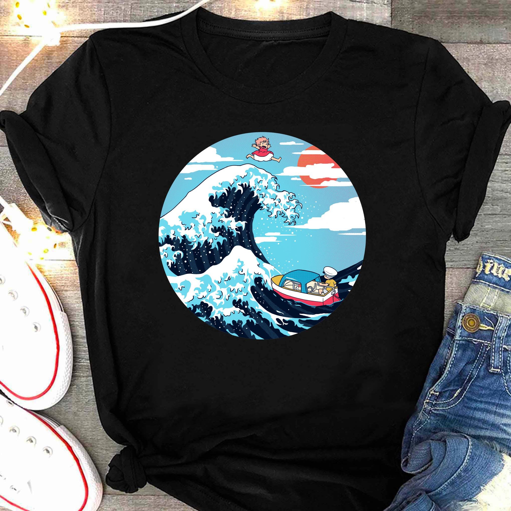 崖の上のポニョ 長袖 Tシャツ ポニョ アニメT スタジオジブリ 宮崎駿 